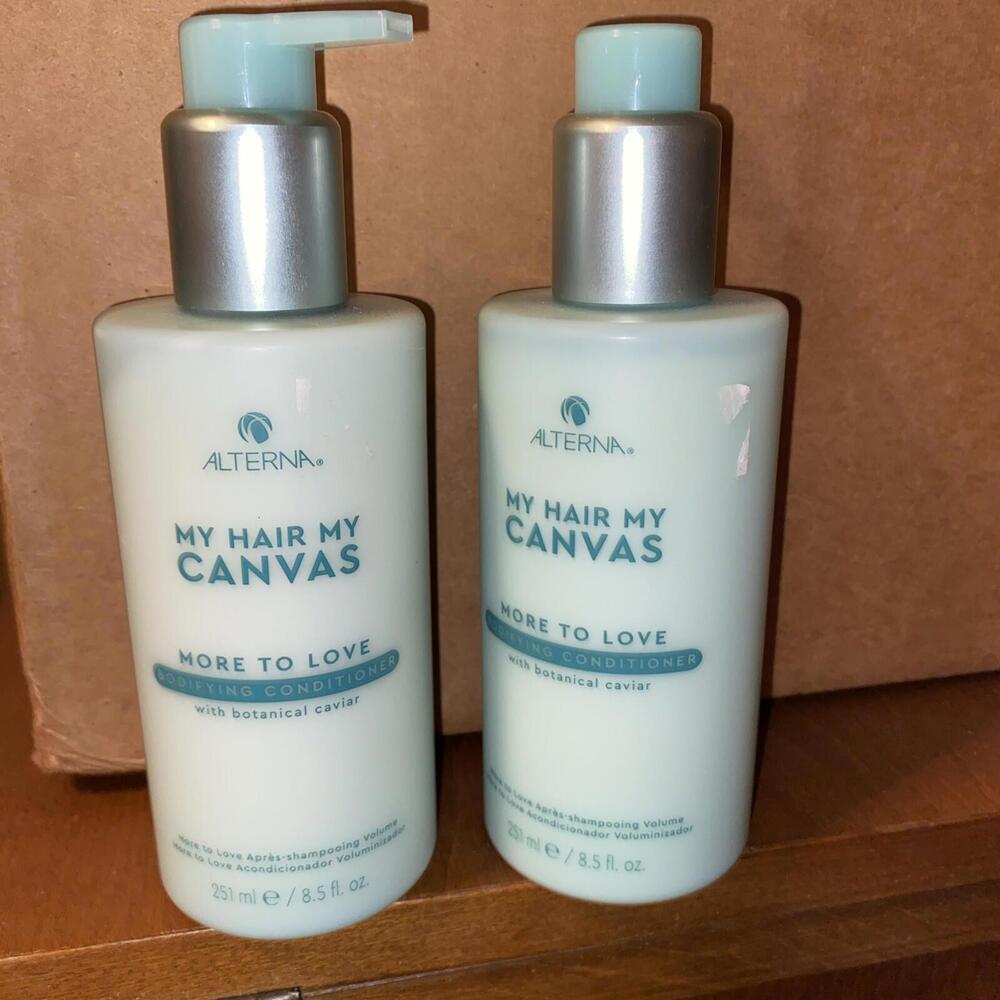 NEW (2) ALTERNA My Hair My Canvas More To Love Bodifying Conditioner 8.5 oz